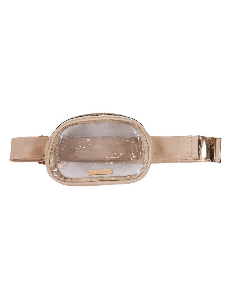 Simply Southern Tan & Clear Belt Bag