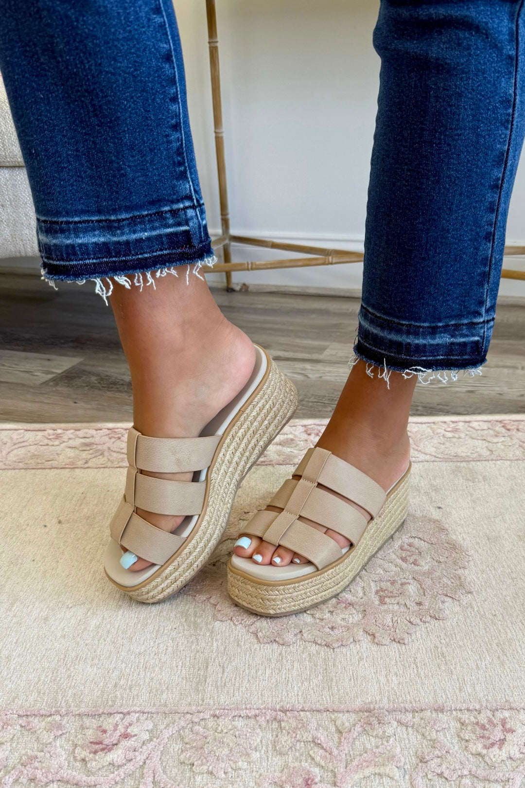 Yellow Box Joy Platform Wedge