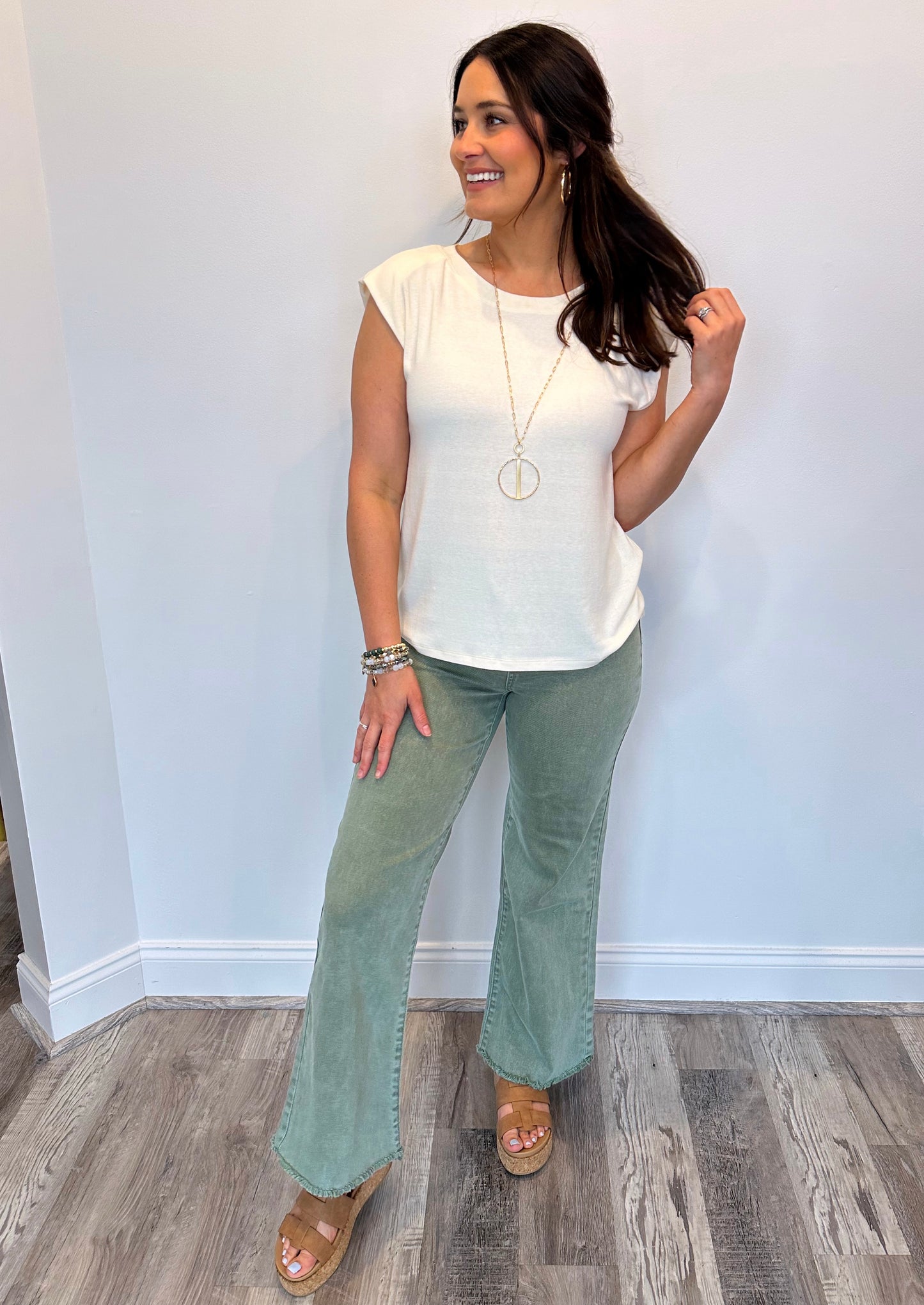 The Pixie Stretch Washed Pants- FINAL SALE