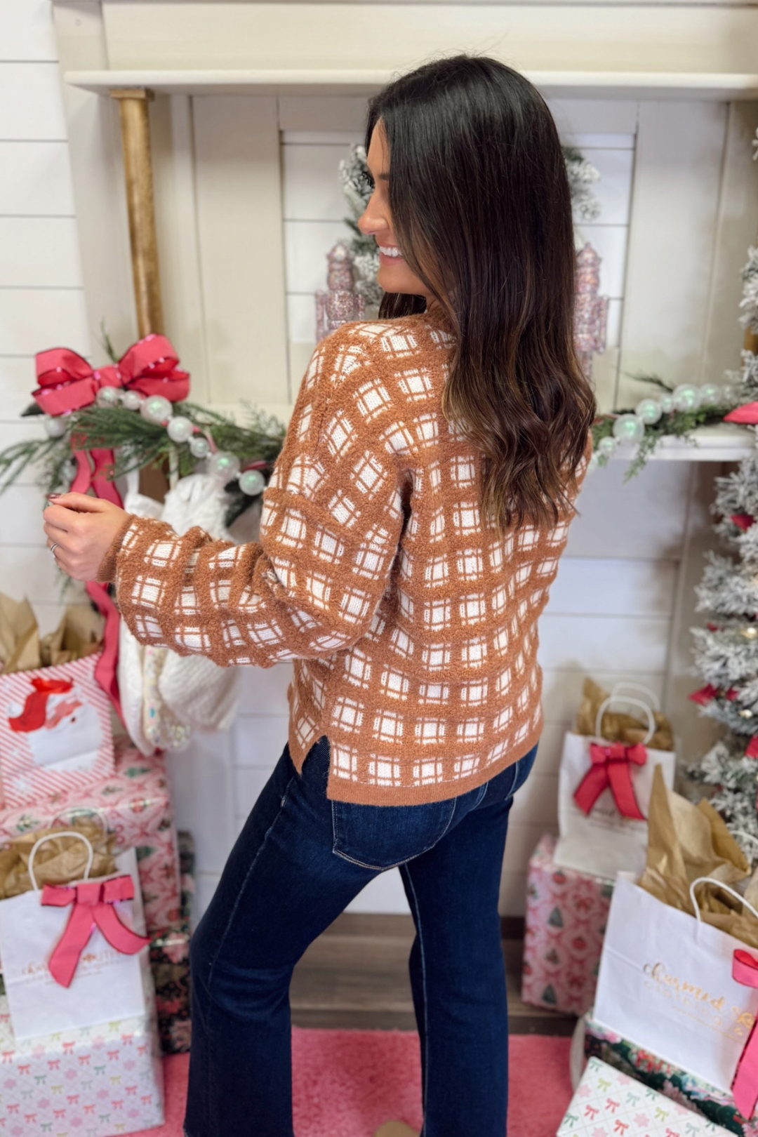 Snuggle Squares Sweater