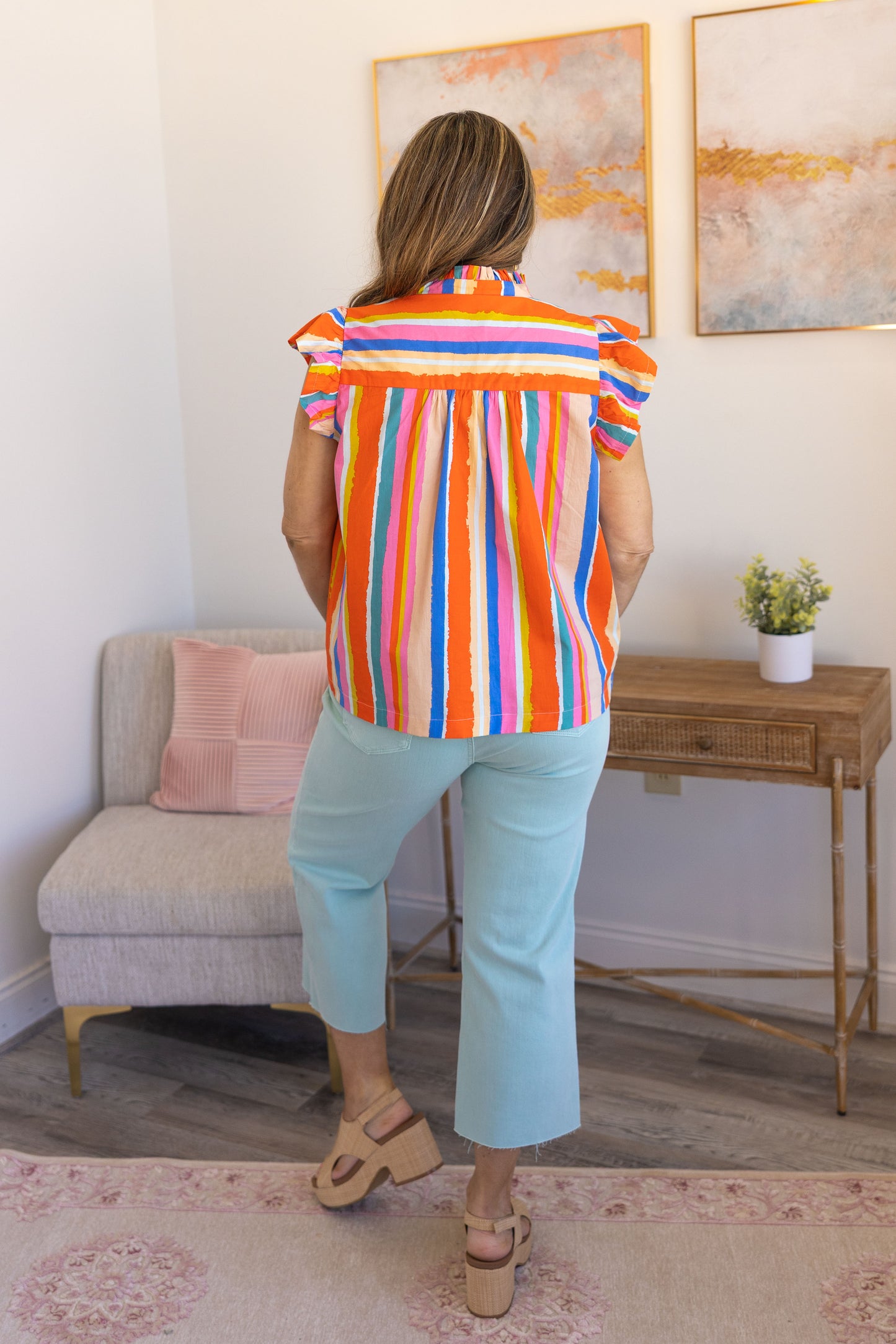 Judy Blue Dreamscape Cropped Pants  **Final Sale**