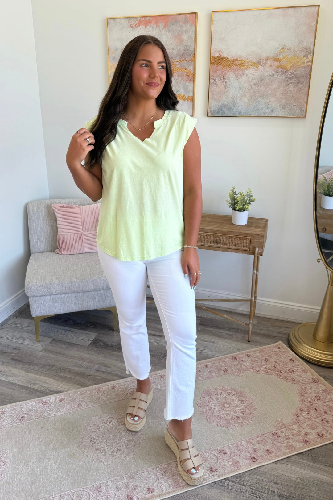 Lime Lite Top