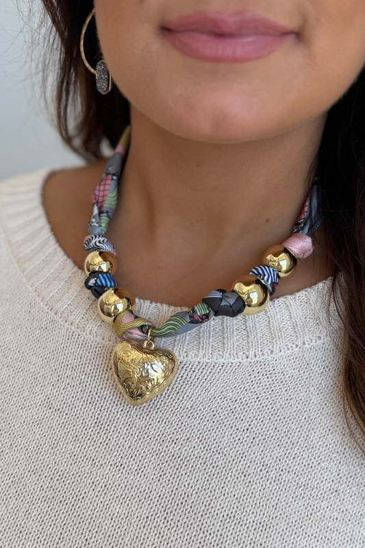 Ash Love Scarf Necklace