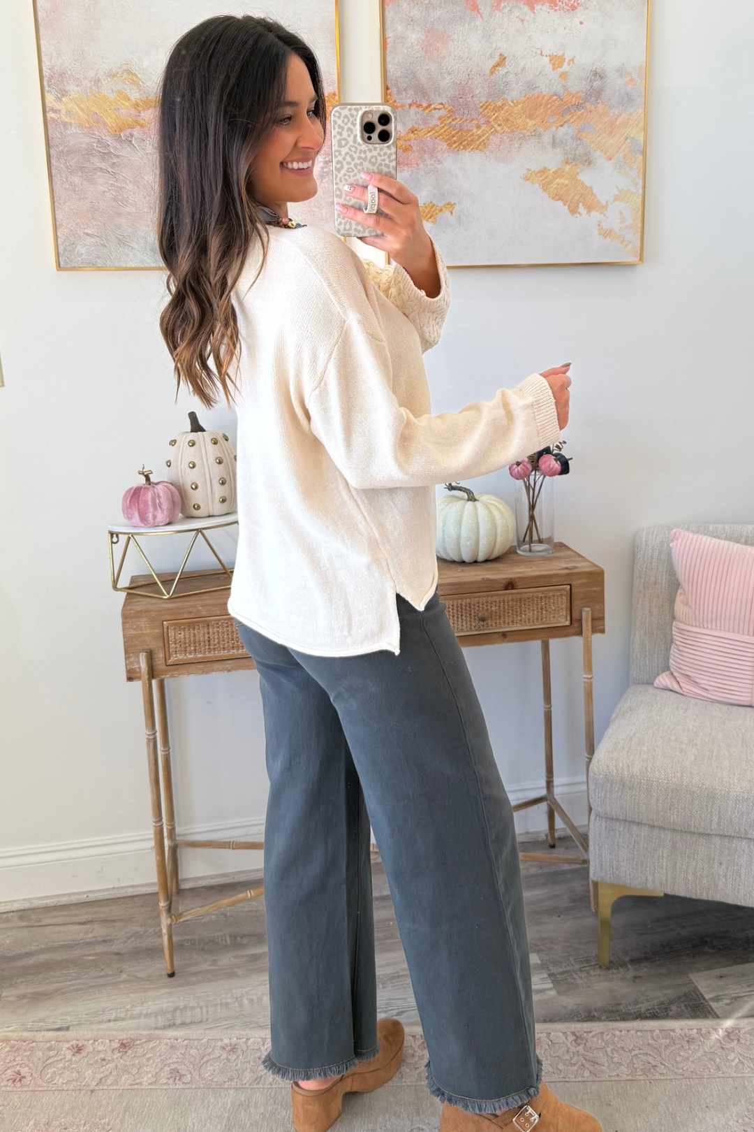 The Button & Flow Sweater