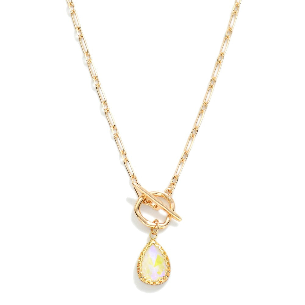 Teardrop Toggle Necklace