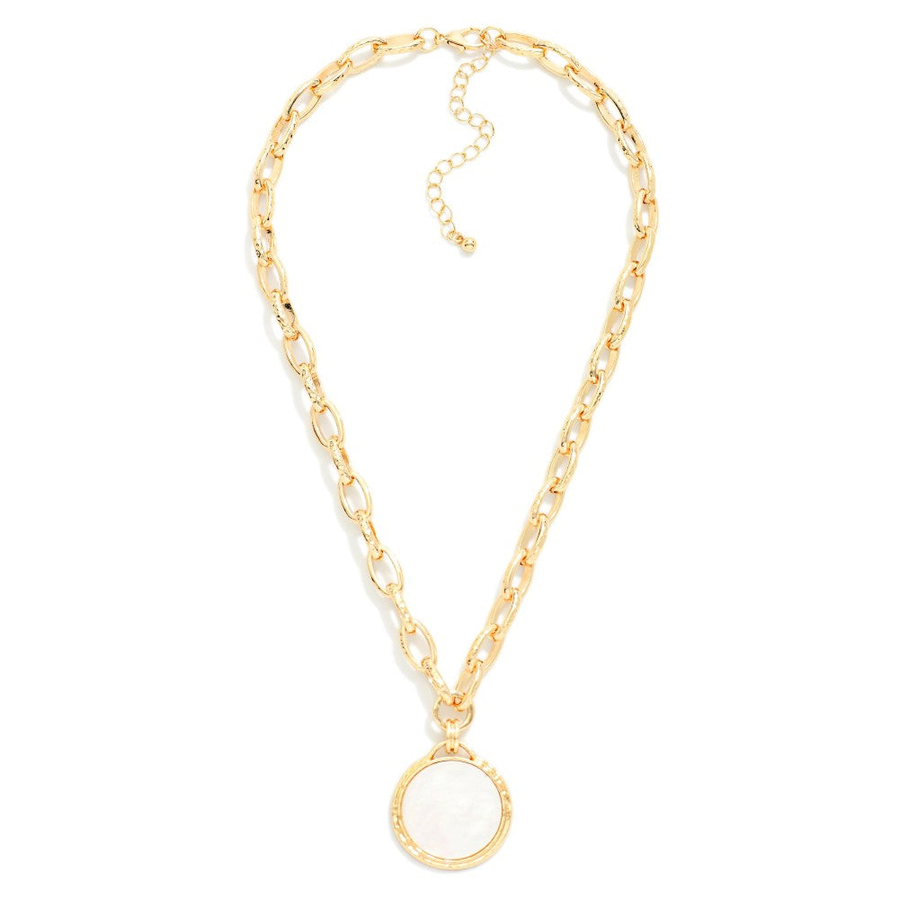 Pearl Glow Pendant Necklace