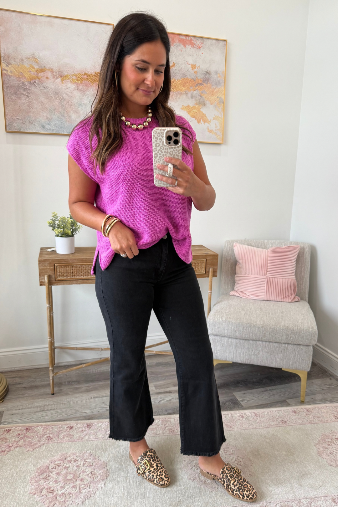 Washed Frayed Pant  **Final Sale**