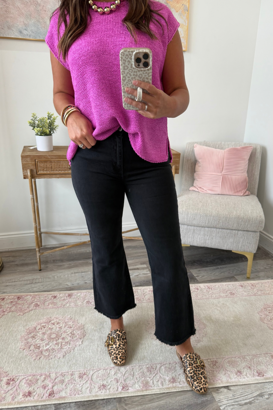 Washed Frayed Pant  **Final Sale**