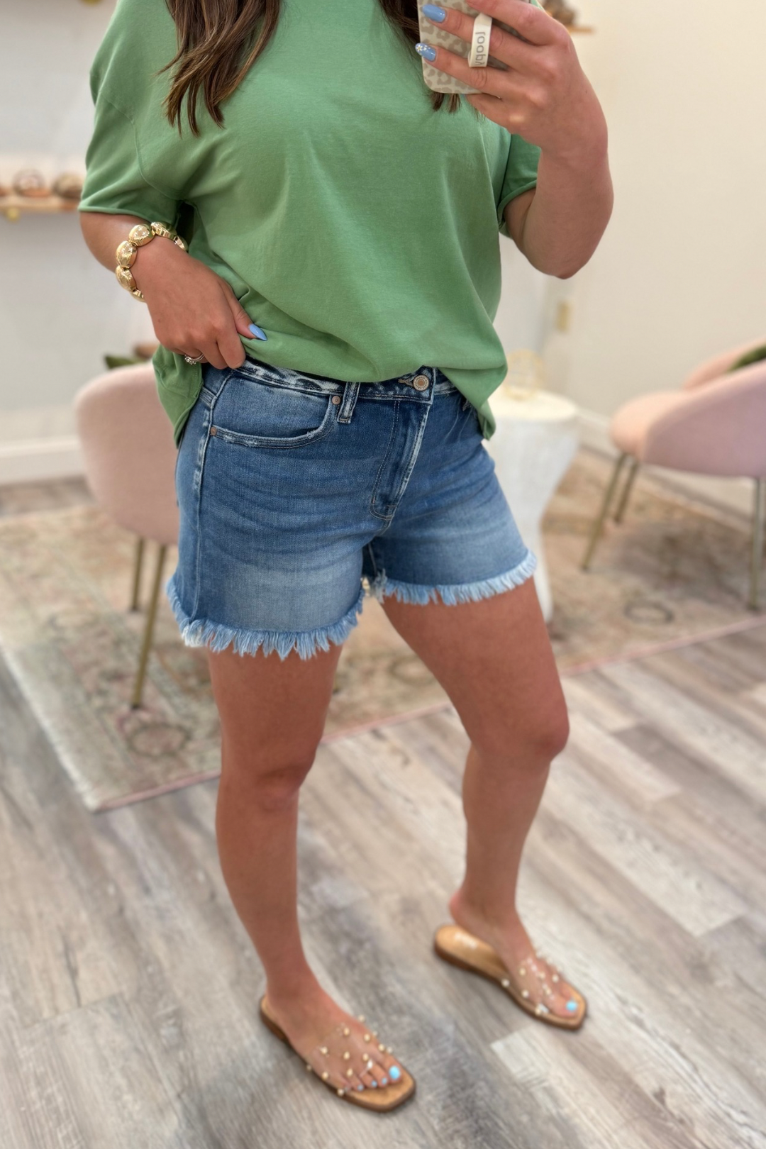 All Summer Long Denim Shorts