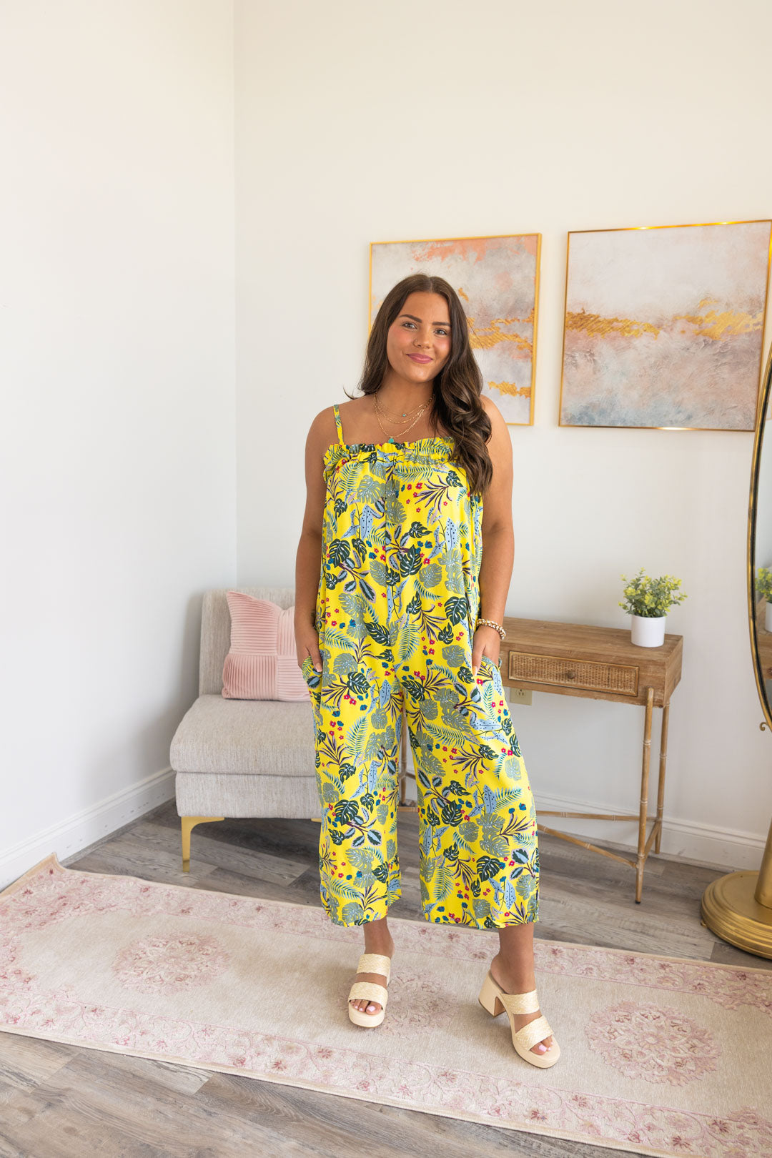 Tropical Escape Jumpsuit **Final Sale**