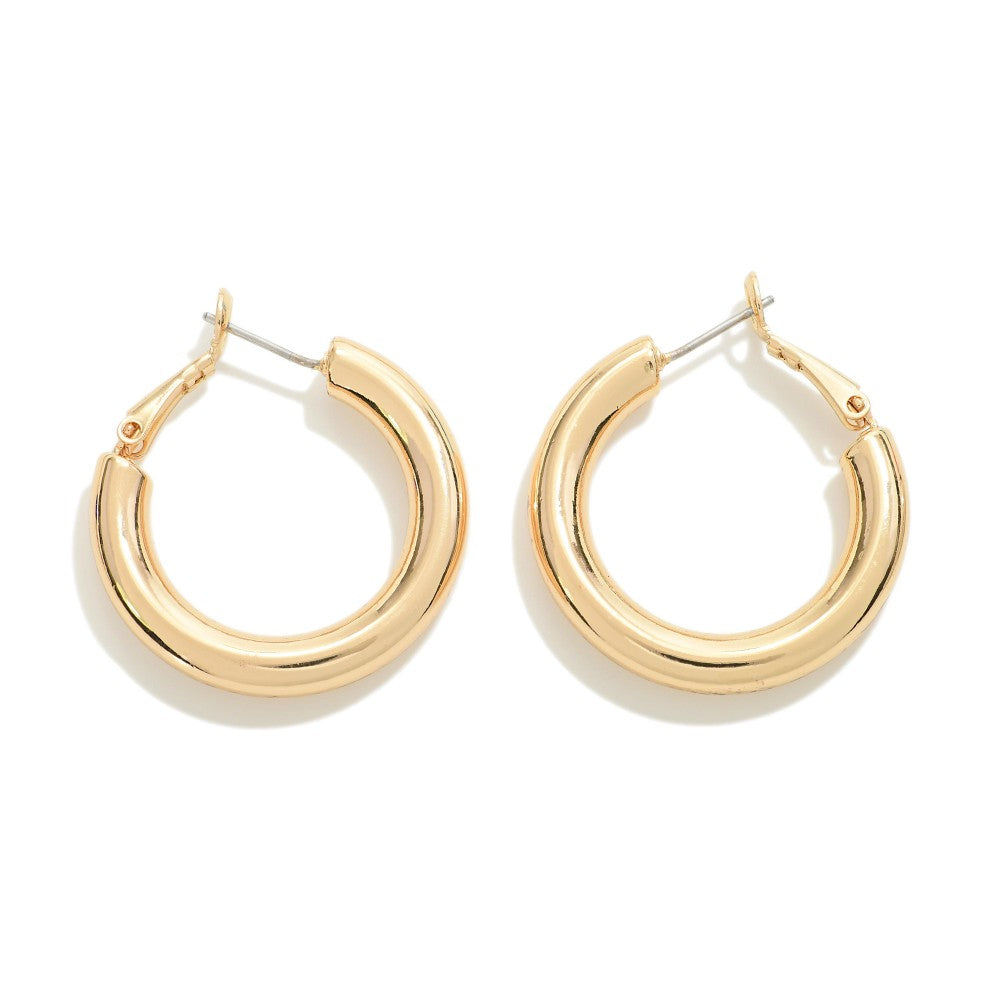 Golden Halo Hoops