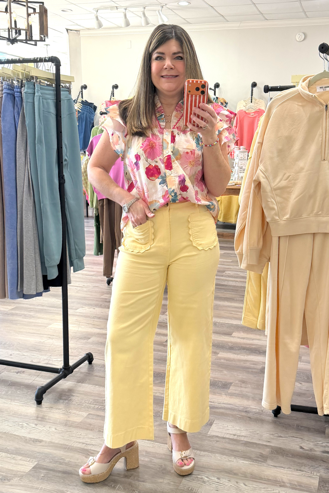 Sunshine Scallop Pants