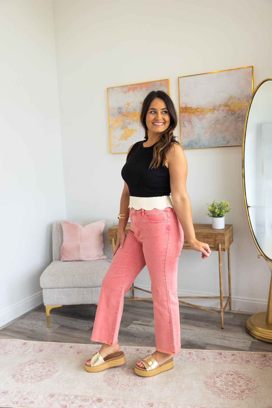 Washed Frayed Pant  **Final Sale**