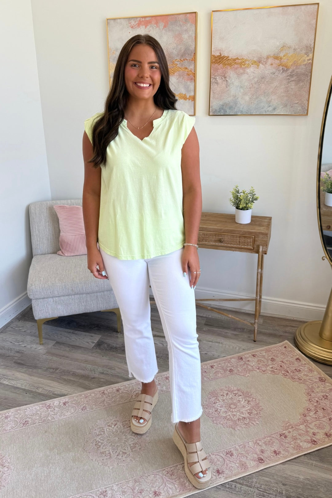 Lime Lite Top