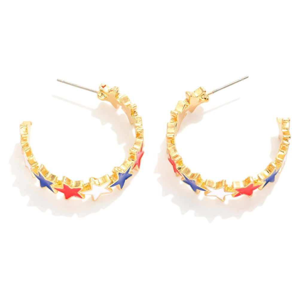 Star Spangled Hoops **Final Sale**
