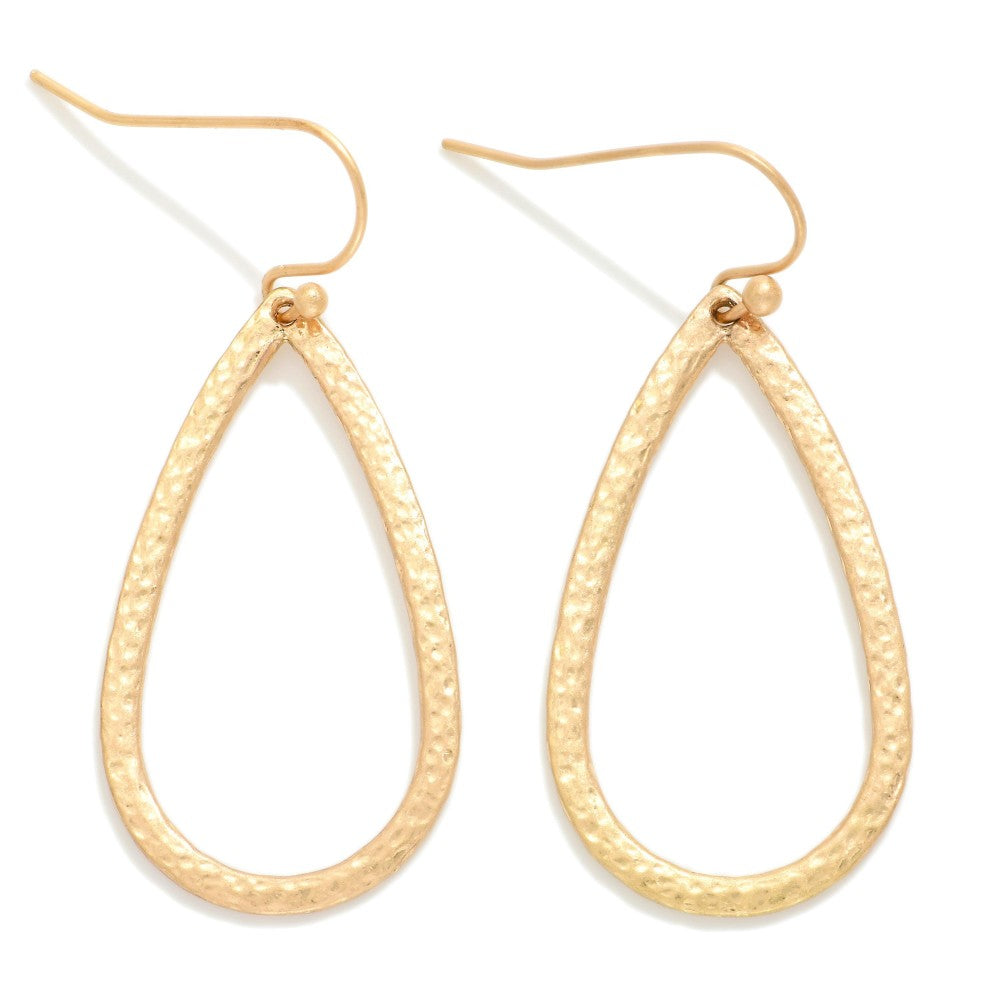 Golden Charm Drop Earrings