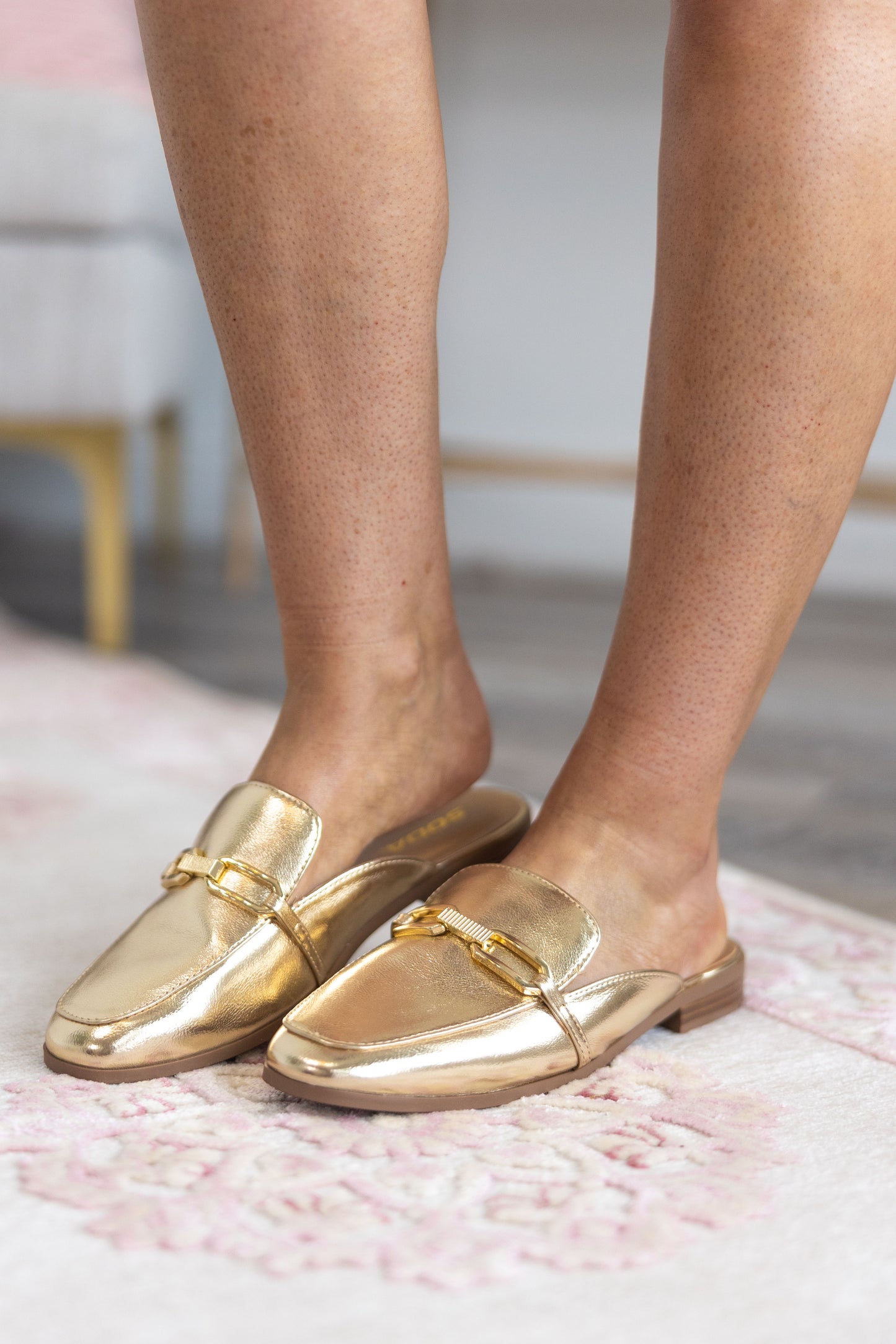 Gold Sophistication Mule