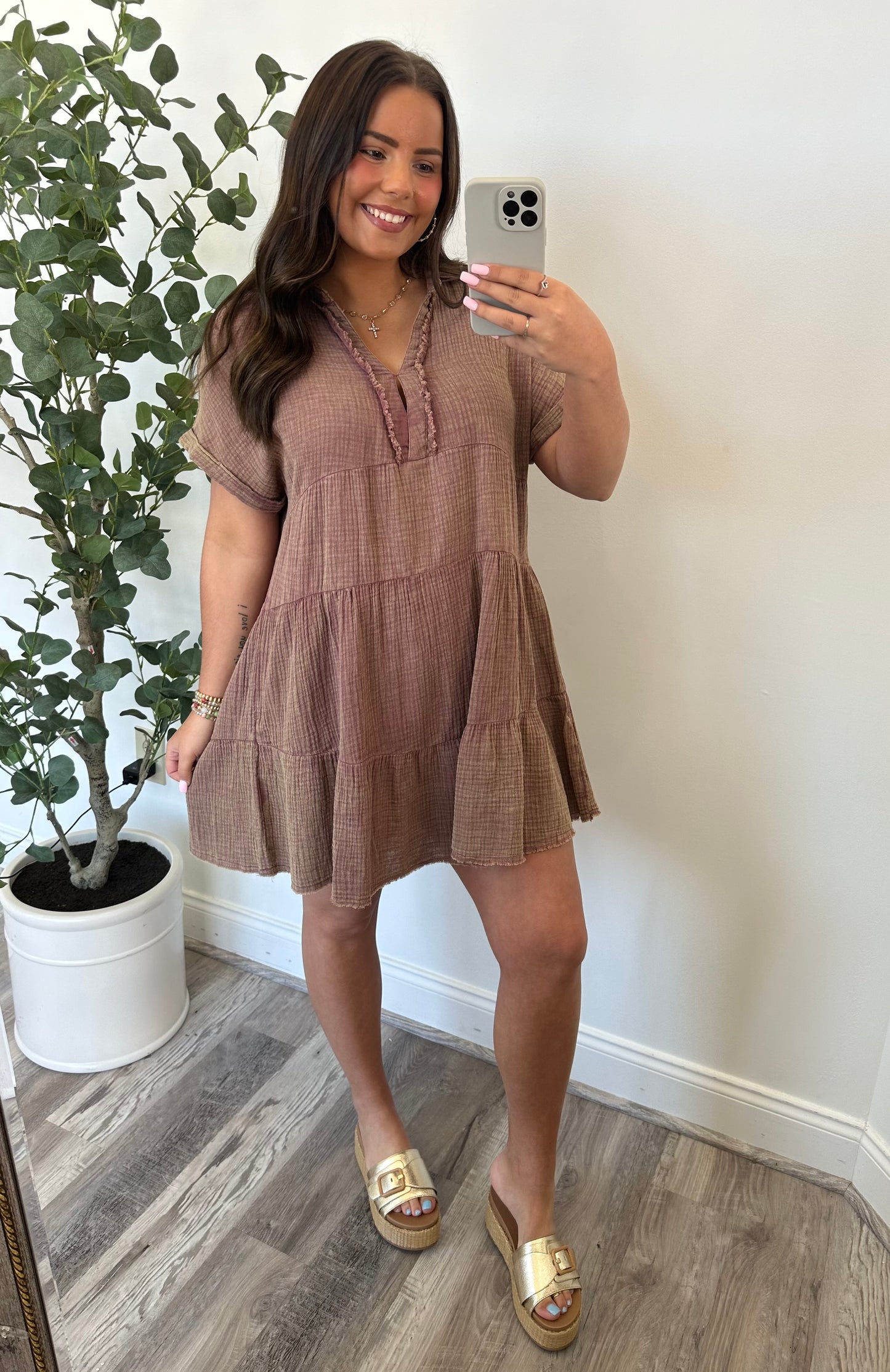 City Cafe Gauze Dress