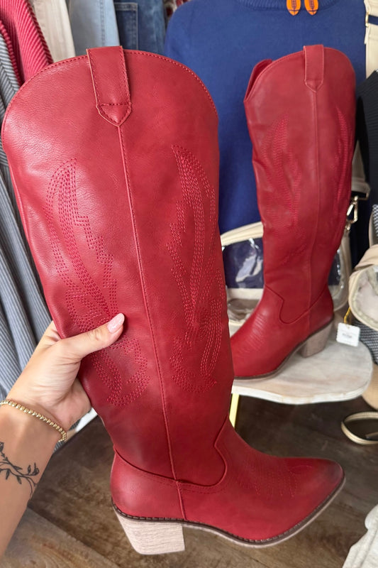 Girl On Fire Western Boots