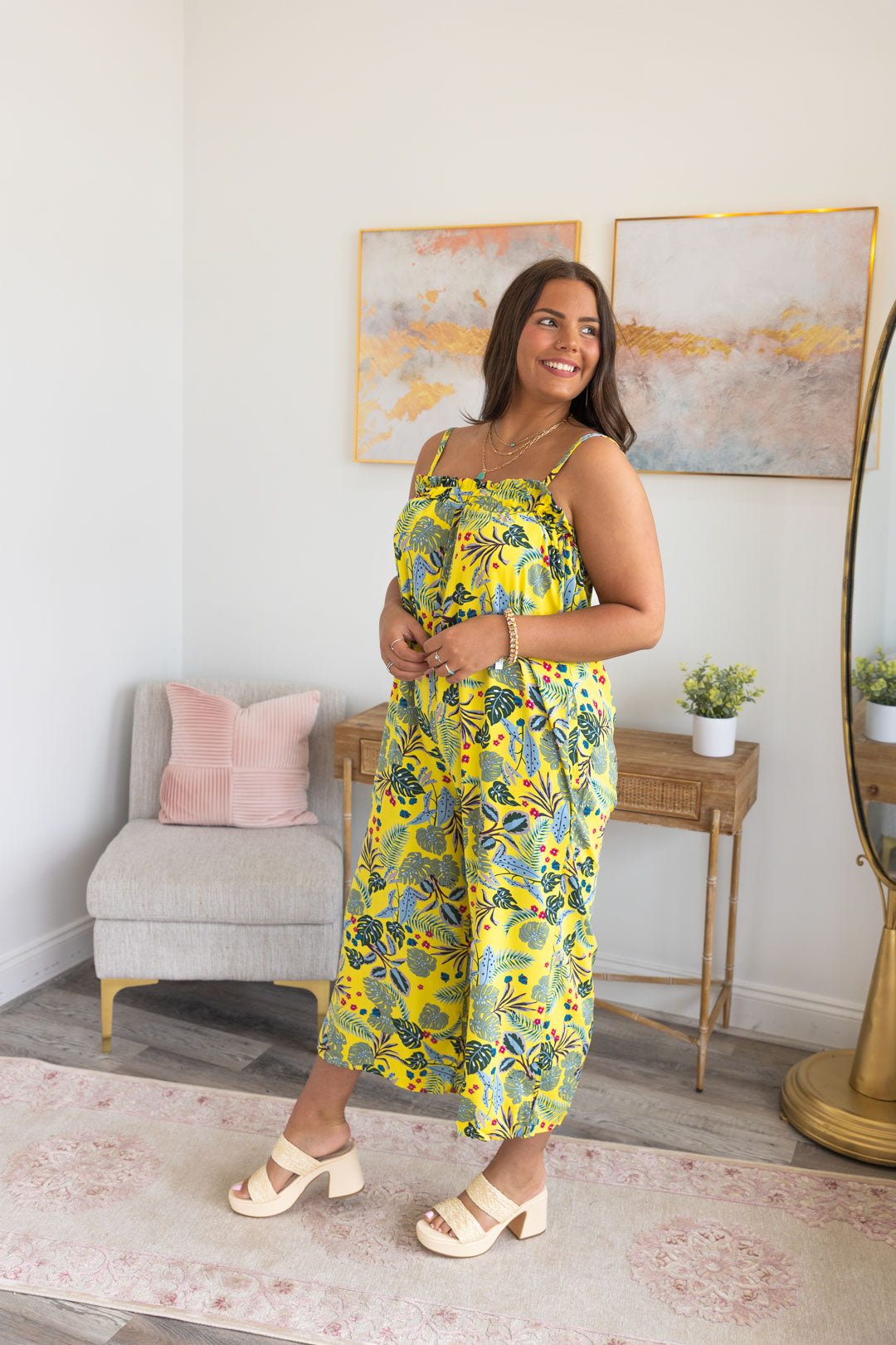 Tropical Escape Jumpsuit **Final Sale**