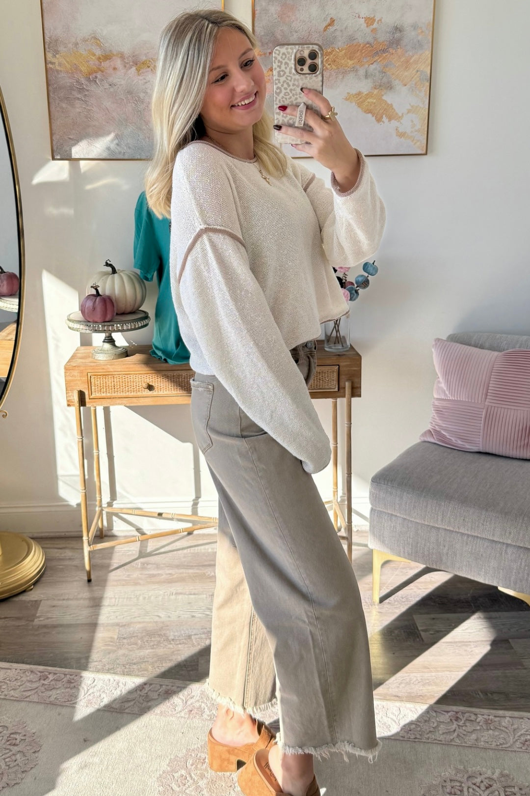 The Piped Edge Sweater