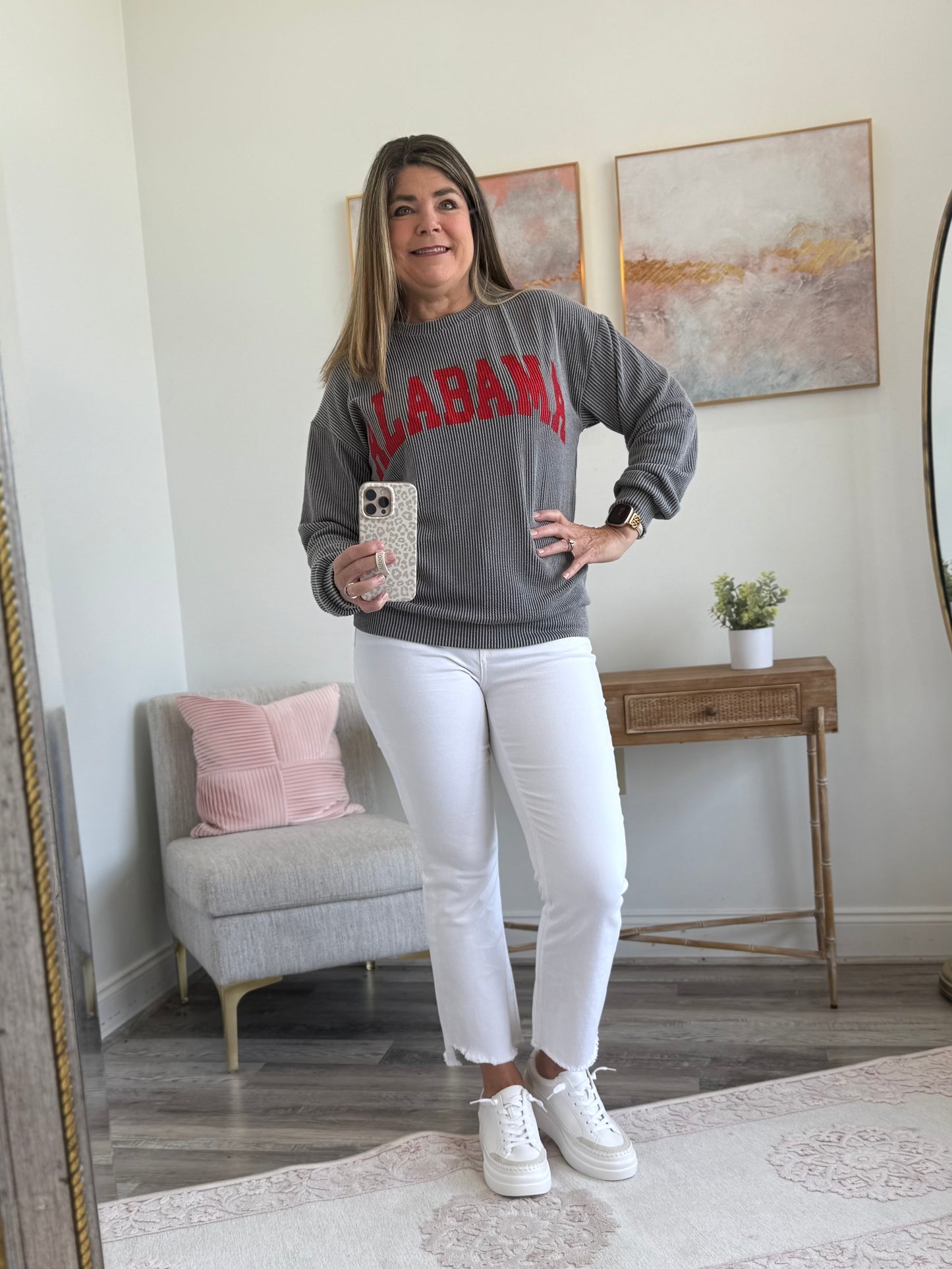 Alabama Ribbed Gameday Top
