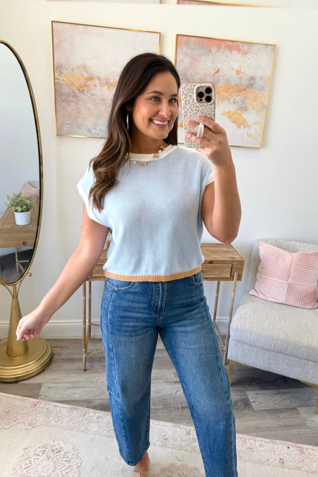 Frosted Threads Top