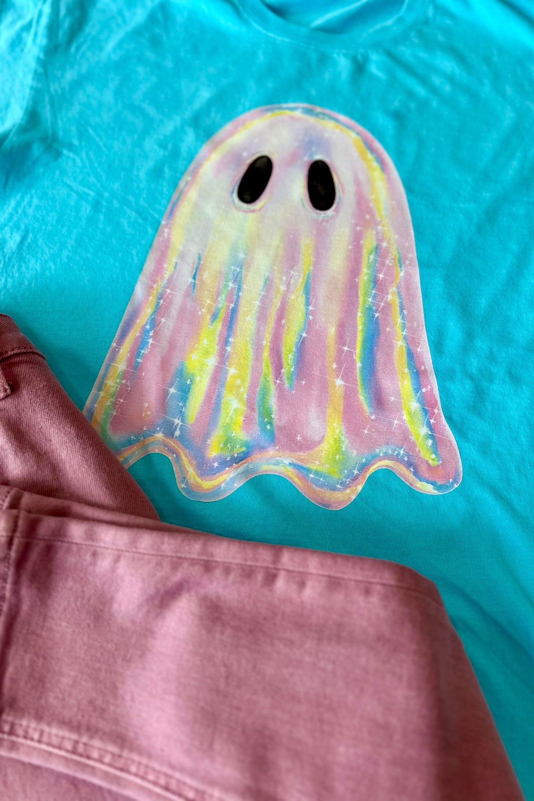Disco Iridescent Ghost Tee
