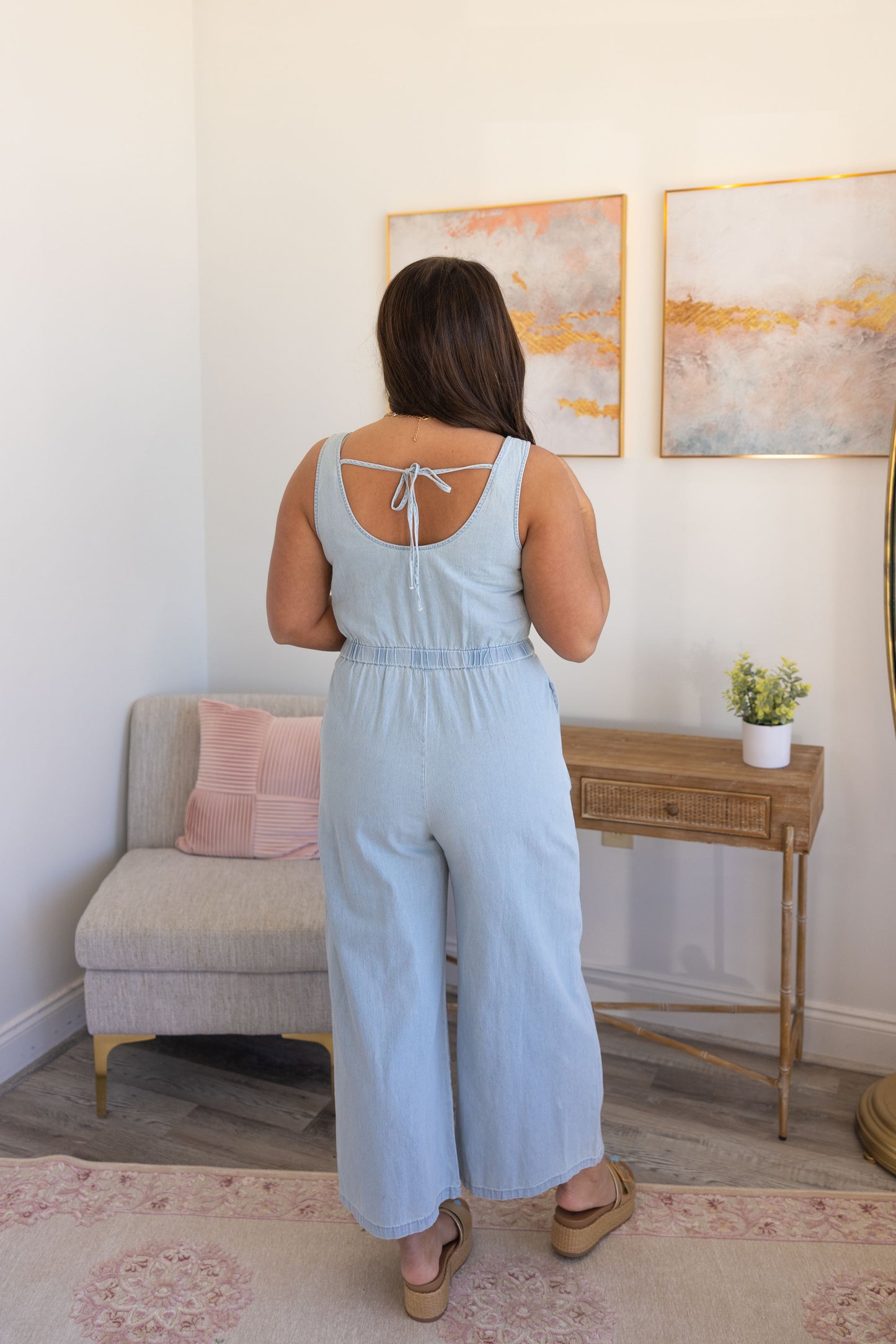 Chambray Chic Jumpsuit  **Final Sale**