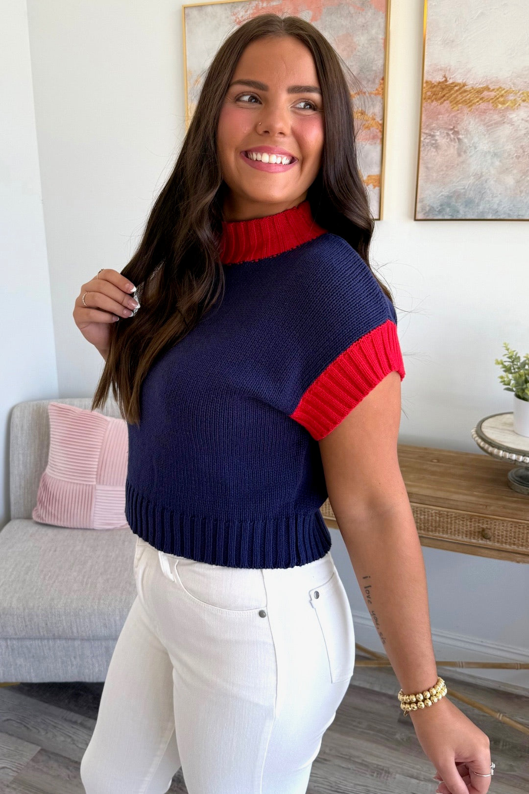 Rebel Yell Sweater Top  **Final Sale**