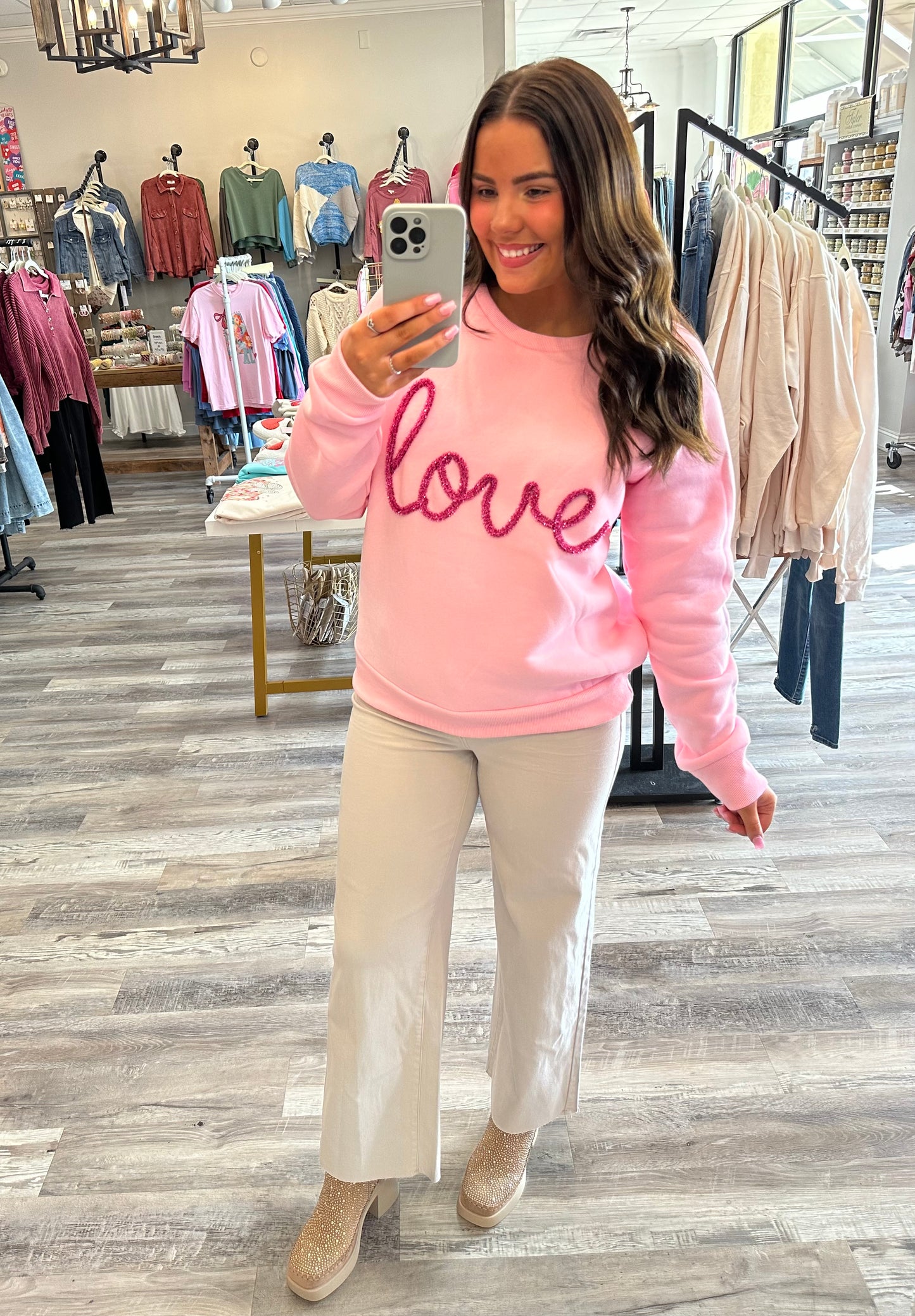 Love To Sparkle Sweatshirt **Final Sale**