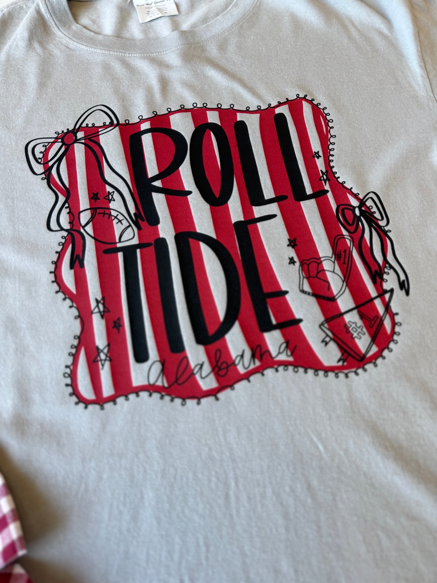 Roll Tide Stripes & Spirit Tee