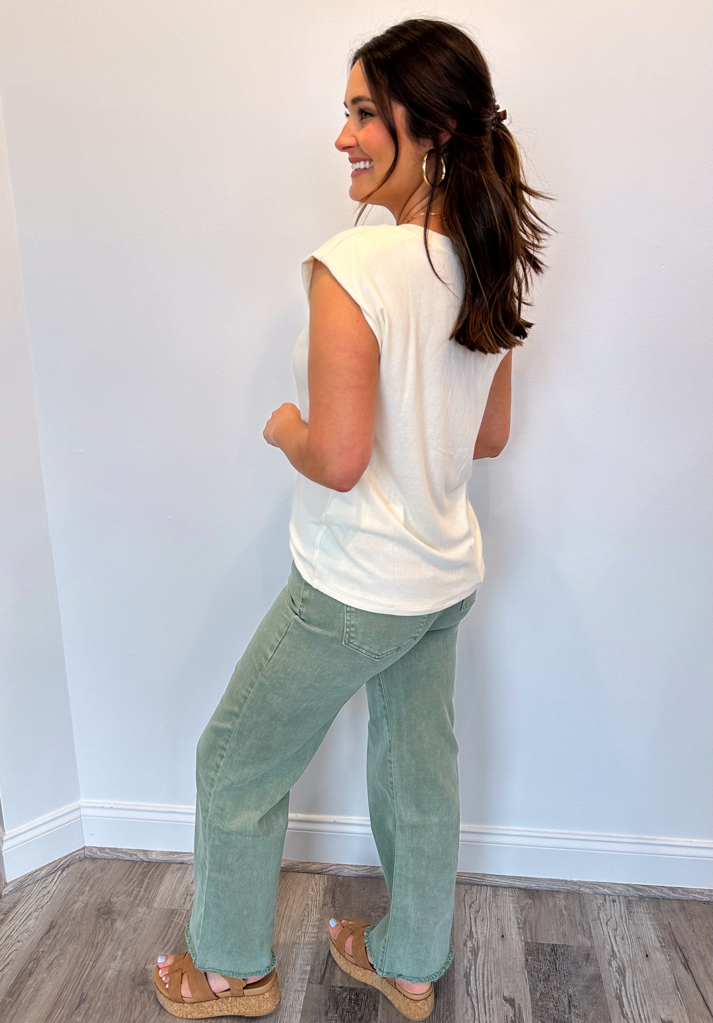 The Pixie Stretch Washed Pants- FINAL SALE