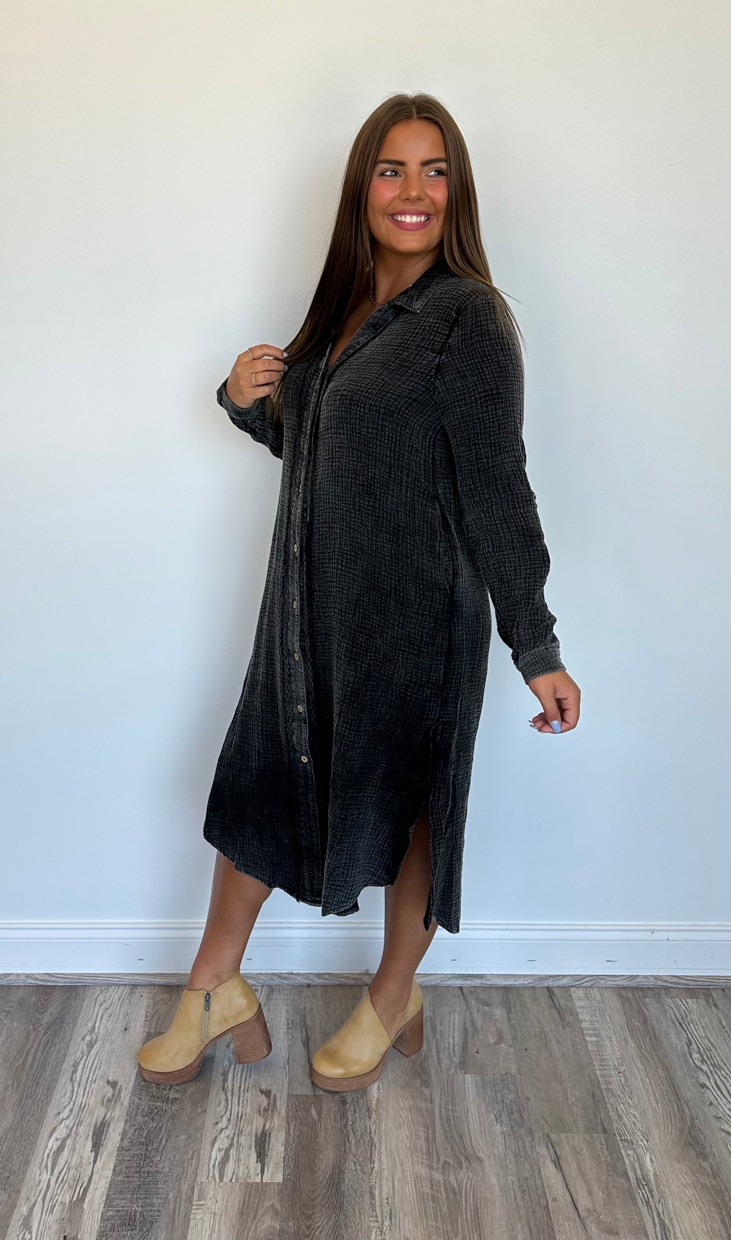 Endless Weekend Gauze Midi Dress **Final Sale**