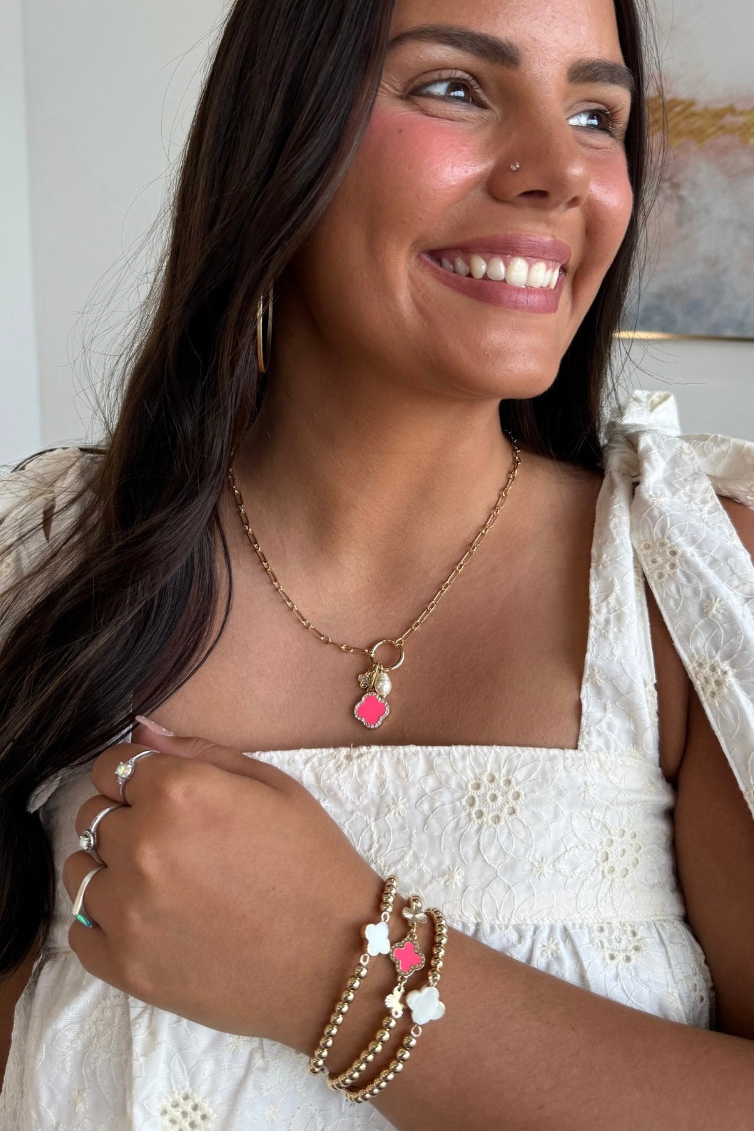 Charmed Clover Necklace