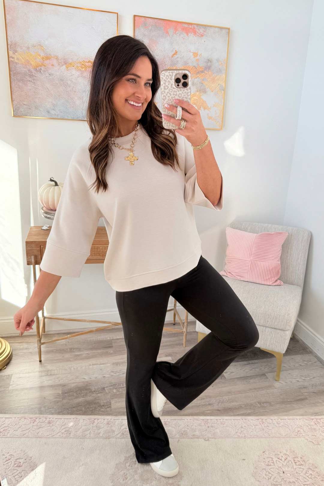 Structured Ease Top  **Final Sale**Online Only**