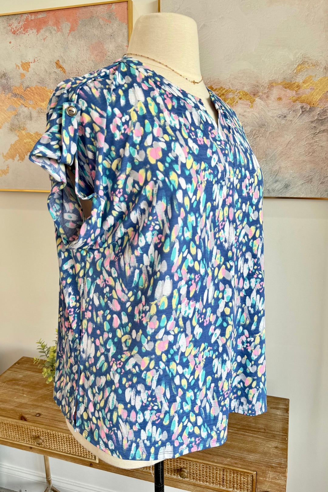 Pattern Shift Top