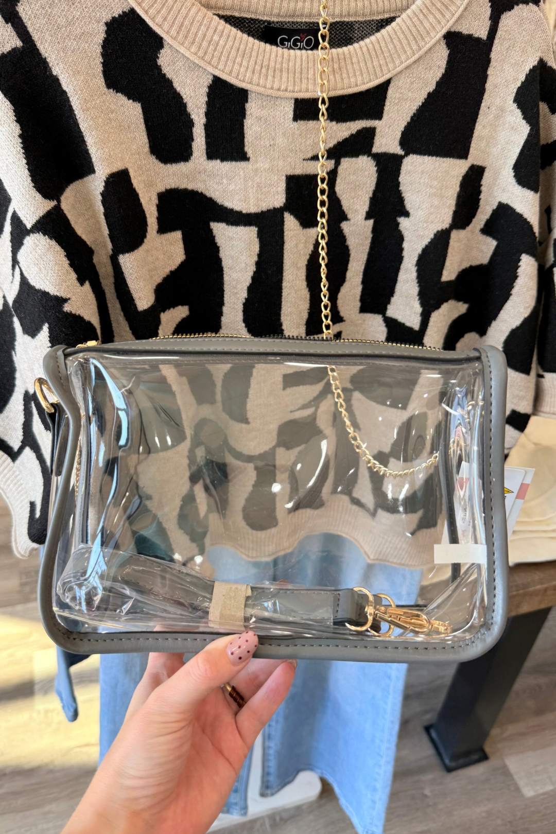 Clear and Classy Crossbody