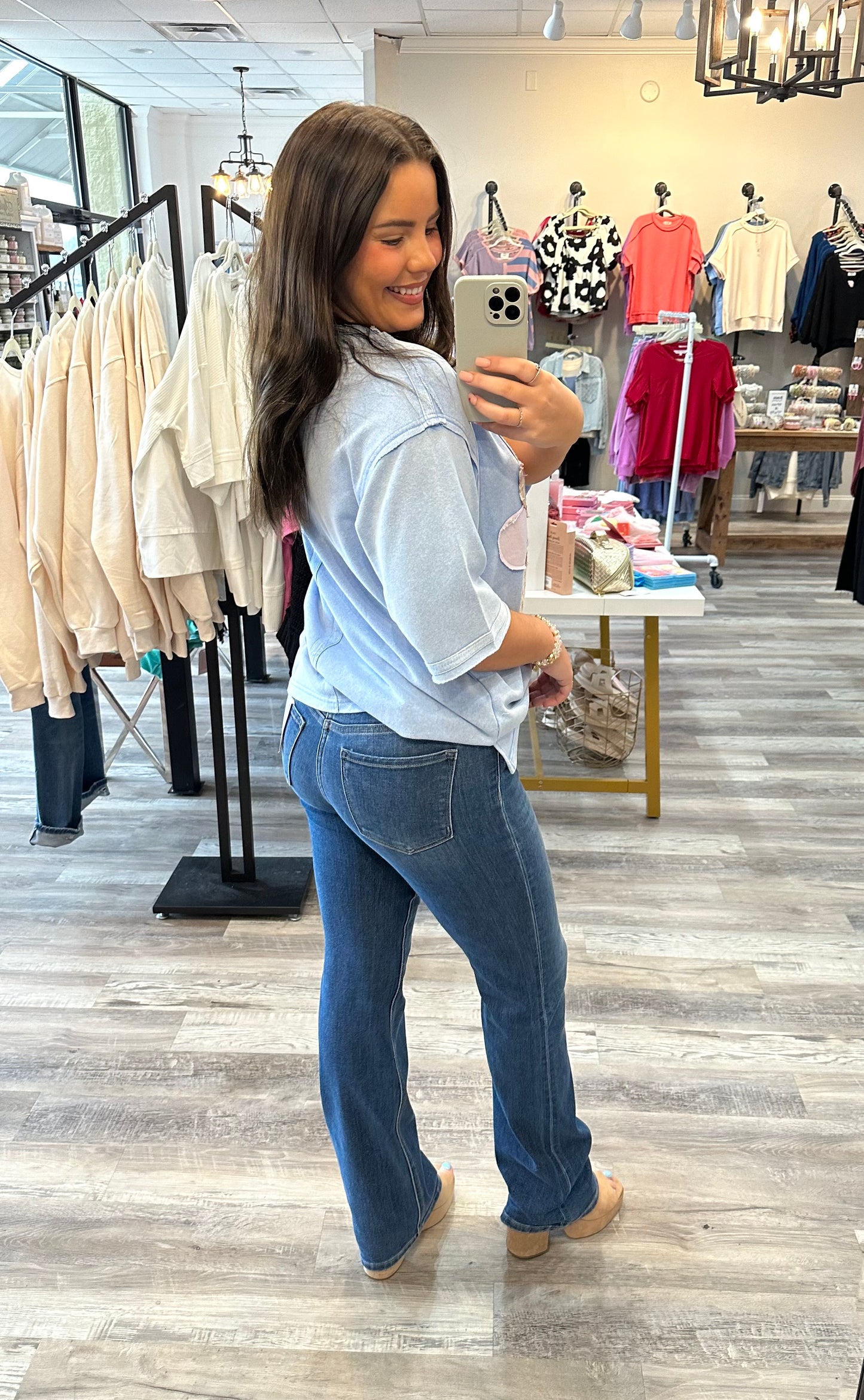 Revere Mid-Rise Bootcut Jeans** FINAL SALE**