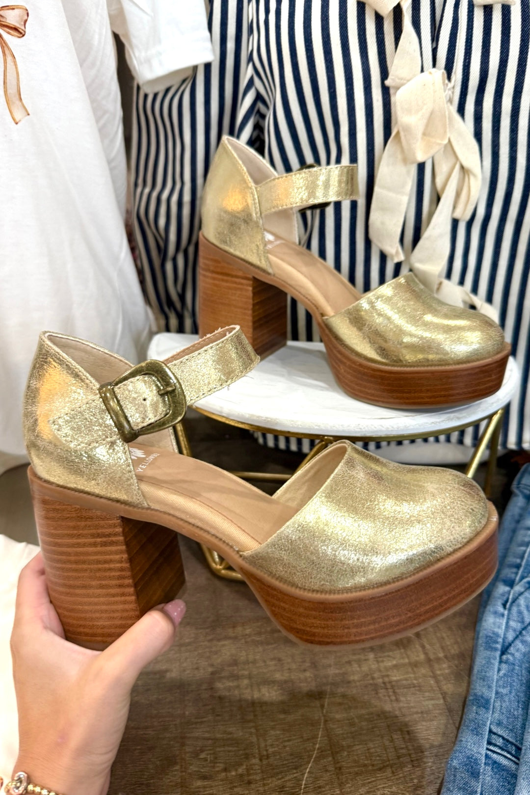 Yellow Box Lauralyn Platform Clog