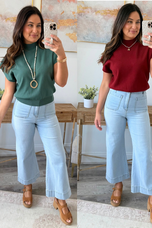 Soft Structure Sweater Top