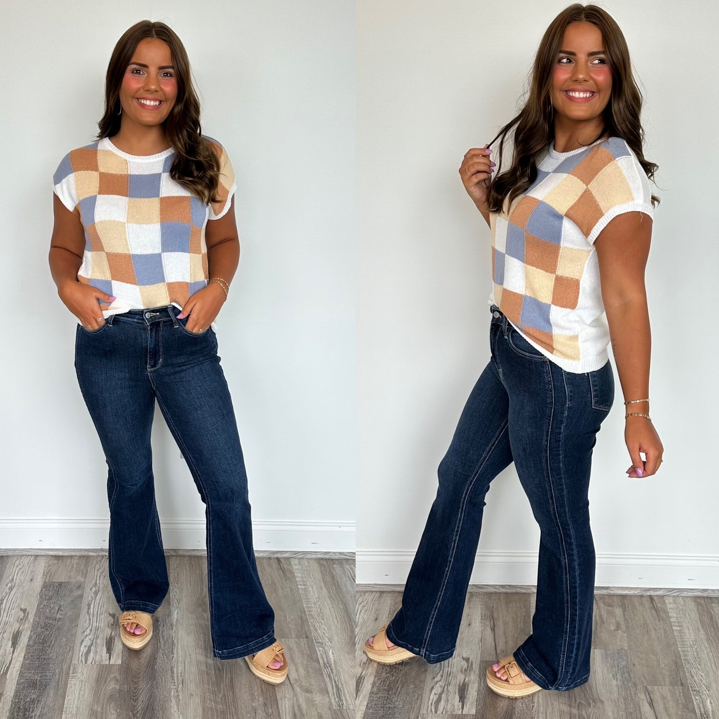Judy Blue Angled Side Seam Detail Flare