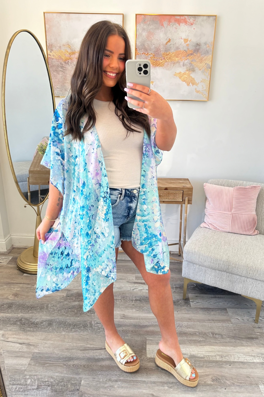 Seaside Stroll Kimono