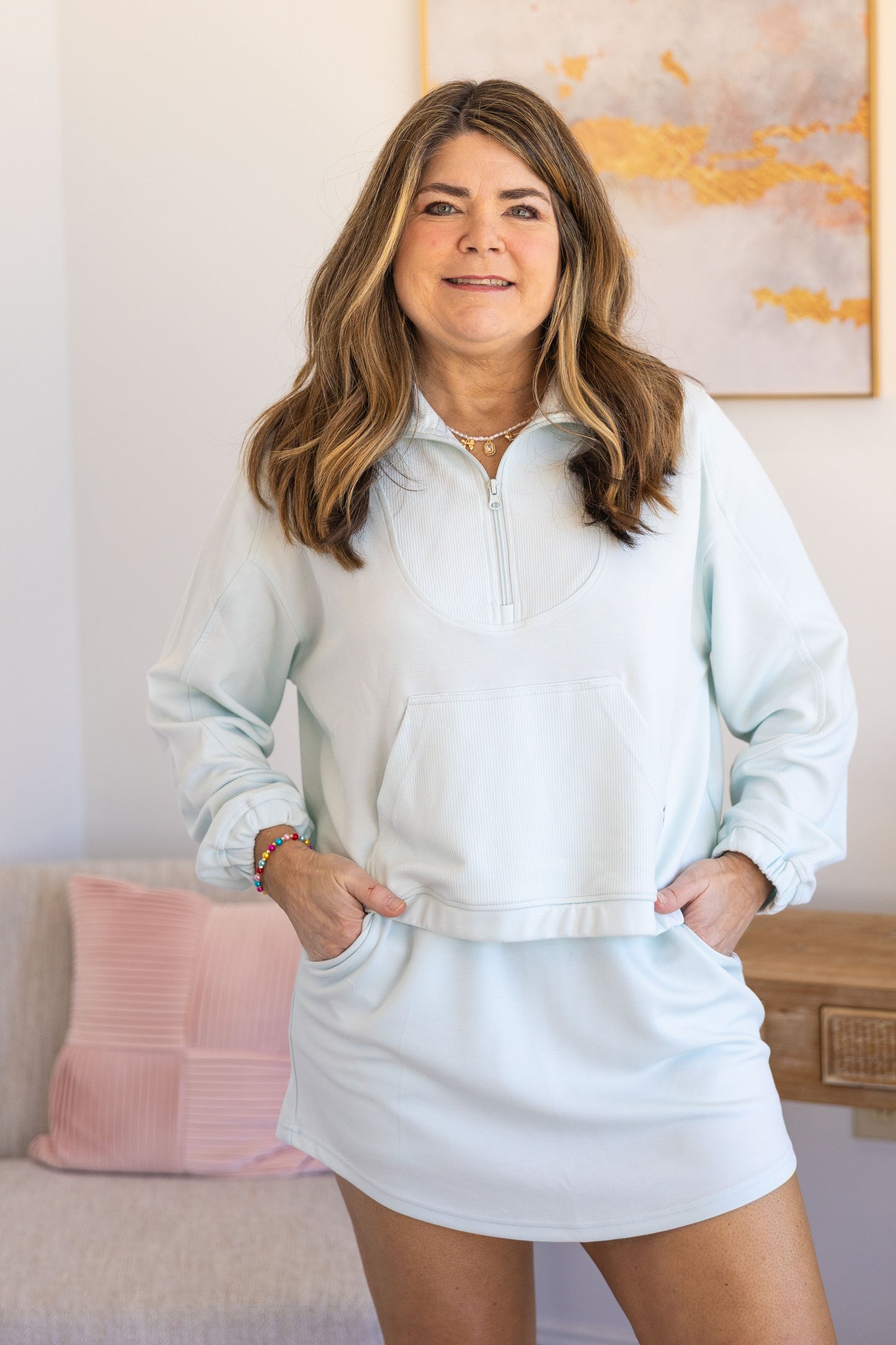 Pastel Splash Athletic Skort  **Final Sale**