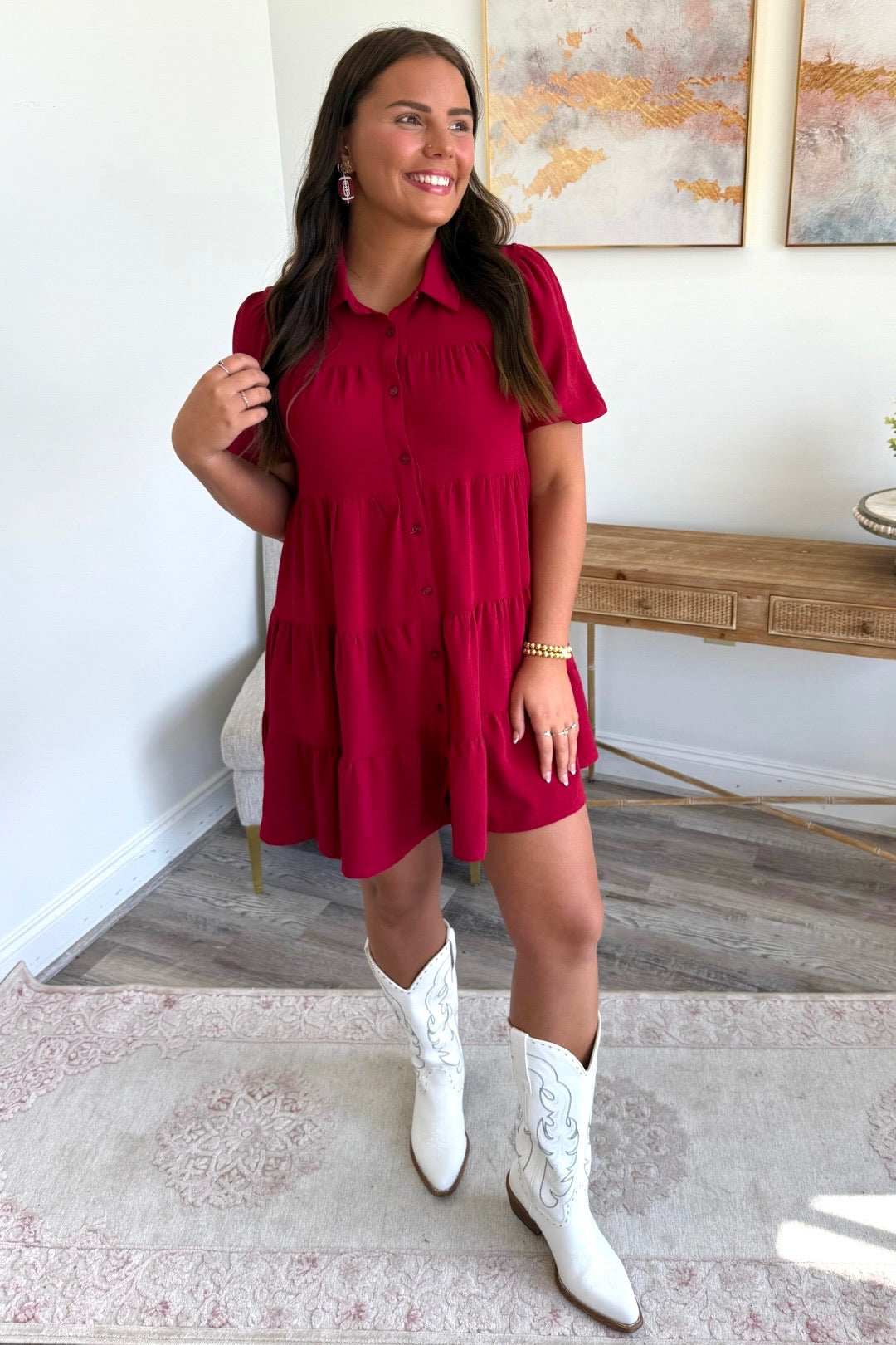Crimson Belle Dress