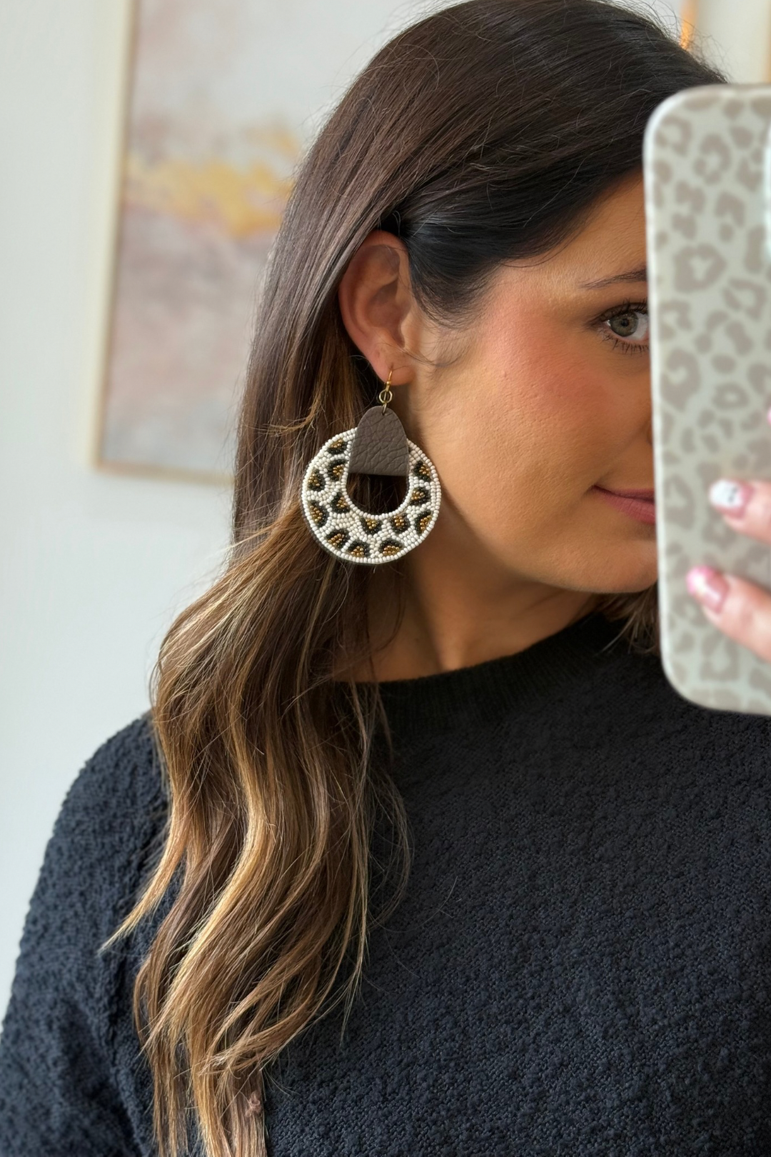 Full Roar Beaded Earrings