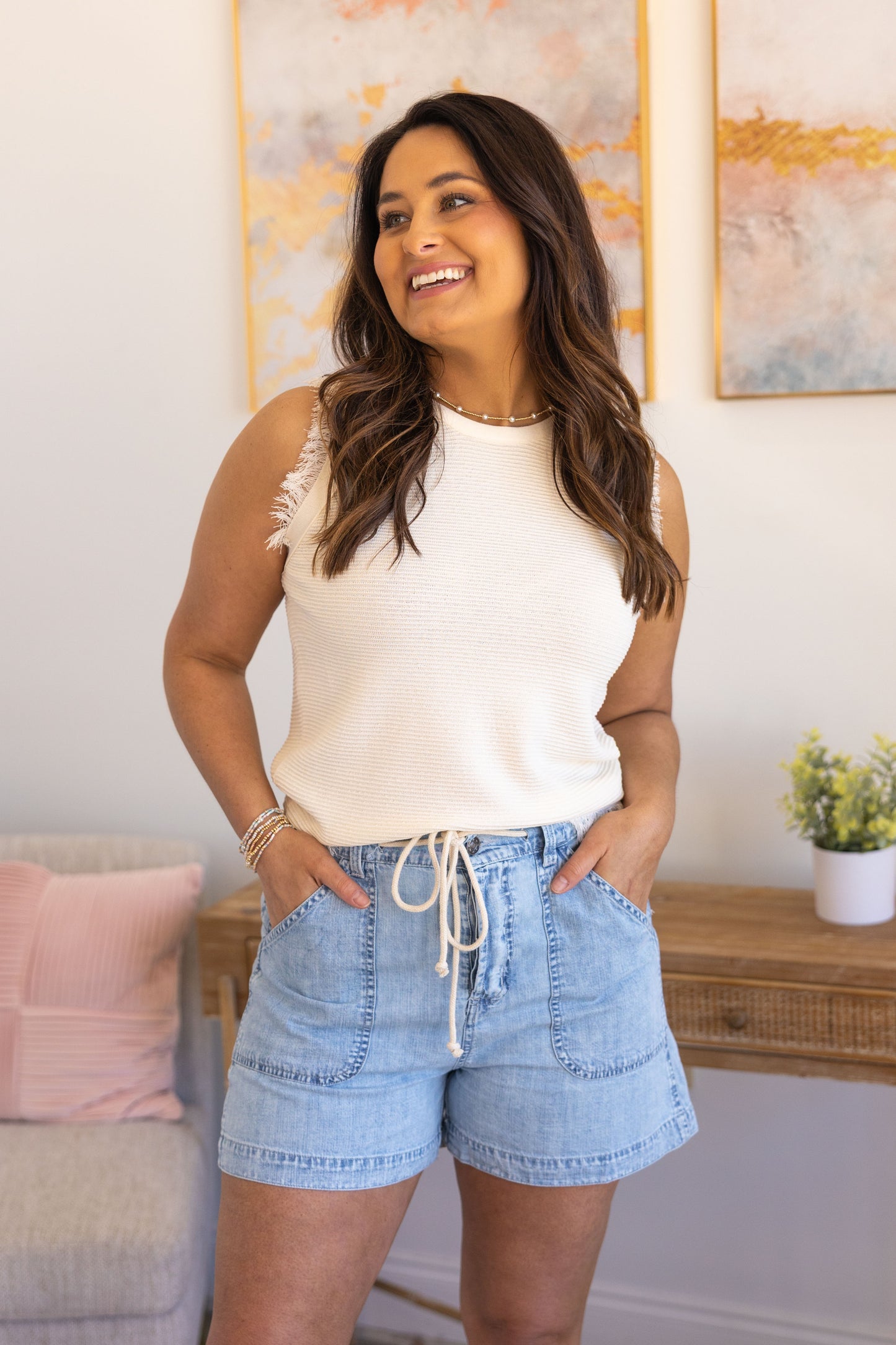 Double Take Denim Shorts  **Final Sale**