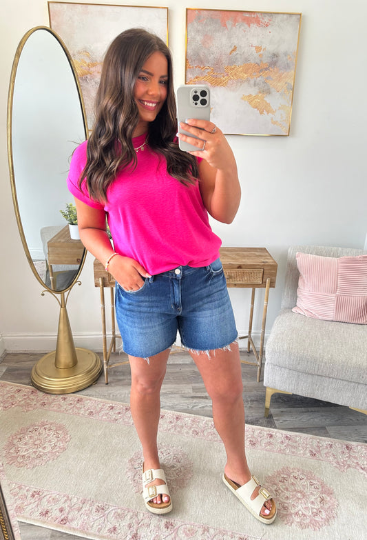 Destiny Denim Shorts  **Final Sale**