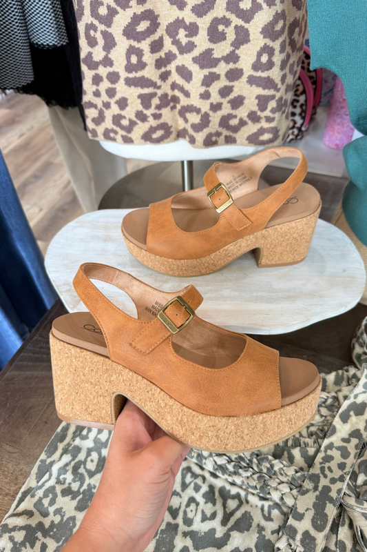 Miss Behavin Faux Suede Wedges
