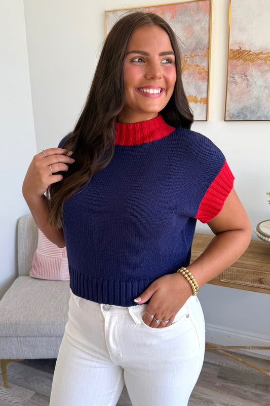 Rebel Yell Sweater Top  **Final Sale**